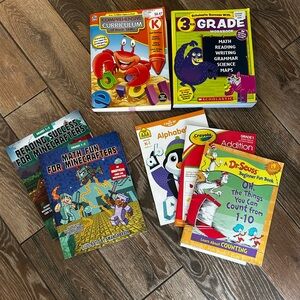 Lot of Educational Kids Workbooks